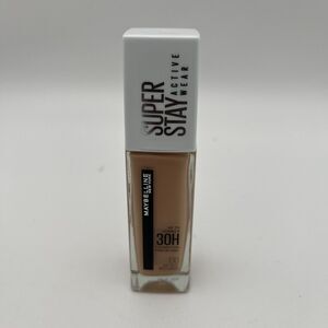 1-Maybelline SuperStay Full Coverage 30hr Foundation 130 Buff Beige NEW